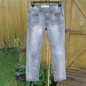 Used EXPRESS faded slim fit skinny leg ROCCO JEANS
